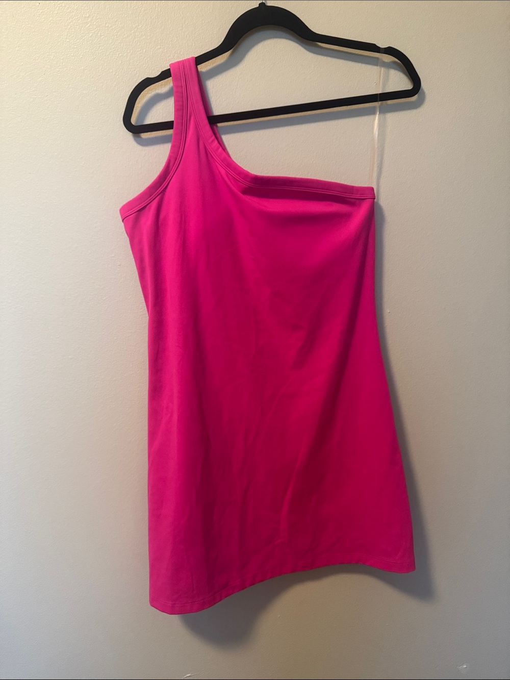 All in Motion Pink One-Shoulder Athletic Dress